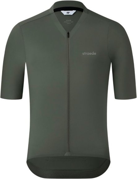 straede - Aerlig Jersey - Radtrikot Gr M grau/oliv