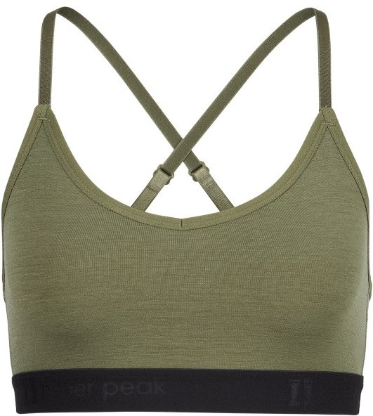 Heber Peak - Women's MerinoMix165 PineconeHe. Soft Bra - Merinounterwäsche Gr XS oliv
