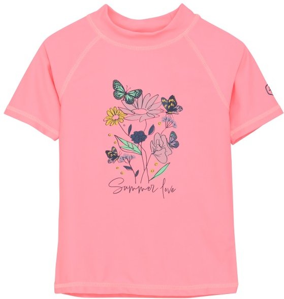 Color Kids - Kid's T-Shirt with Print - Lycra Gr 152 rosa