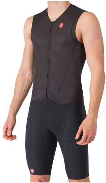 Castelli - Free Sanremo Tri Suit Sleeveless - Radeinteiler Gr L grau