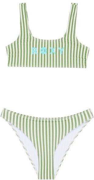 Roxy - Kid's Bico Active RG Bralette Set - Bikini Gr 8 Years grün