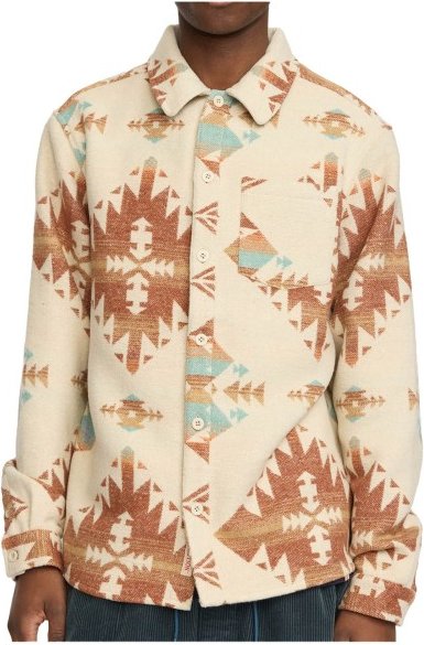 Revolution - Casual Overshirt Aztec - Hemd Gr S beige