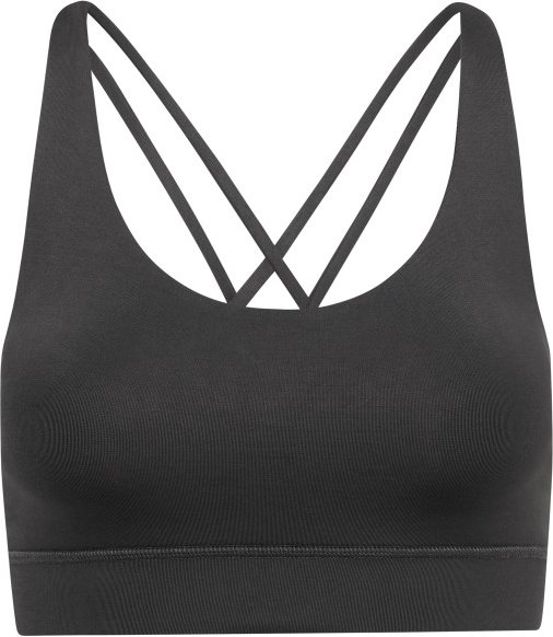 Hey Honey - Women's Criss-Cross Bra - Sport-BH Gr M grau/schwarz