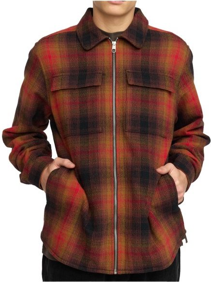 Revolution - Overshirt with Zipper - Hemd Gr XXL braun