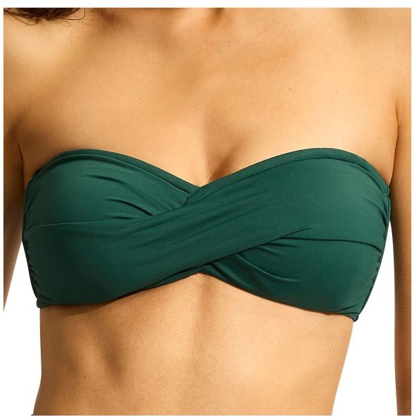 Seafolly - Women's Collective Twist Bandeau - Bikini-Top Gr 34 bunt