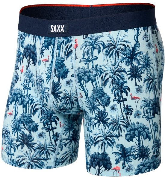 Saxx - Vibe Xtra Boxer Brief Fly - Kunstfaserunterwäsche Gr L blau