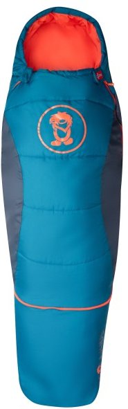 Trollkids - Kid's Little Fjell Dreamer - Kinderschlafsack Gr 110-145 x 58 x 38 cm - Body Length 90-130 cm blau