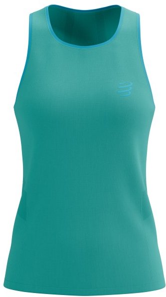 Compressport - Women's Performance Singlet - Laufshirt Gr L blau