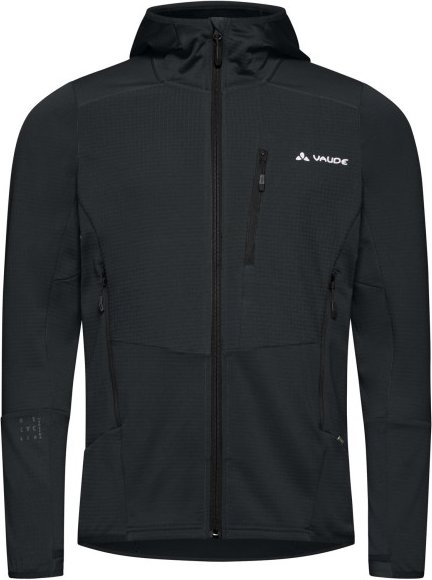 Vaude - Monviso Hooded Grid Fleece Jacket - Fleecejacke Gr XXL schwarz