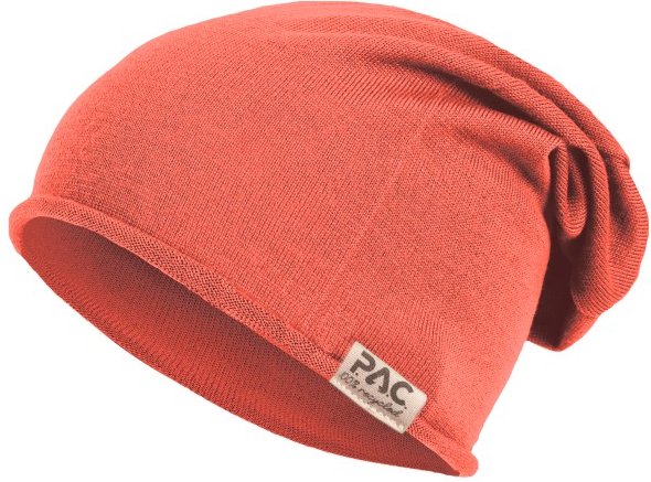 P.A.C. - Nature Merin 100% Recycled Merino Beanie - Mütze Gr One Size rot