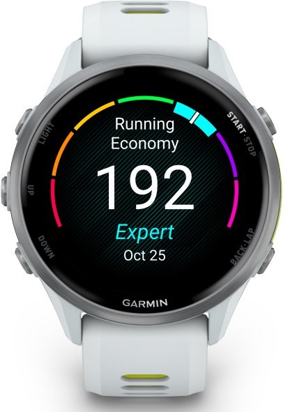 Thumbnail - Garmin - Forerunner 970 - Multifunktionsuhr weiß/ titanium titan