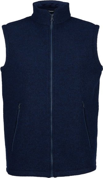 Stoic - BoiledWool MunkebySt. Vest - Merinoweste Gr M blau