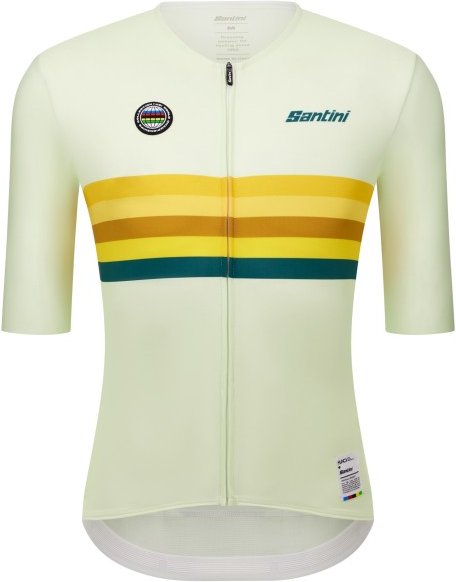 Santini - UCI World Champion Jersey - Radtrikot Gr L beige