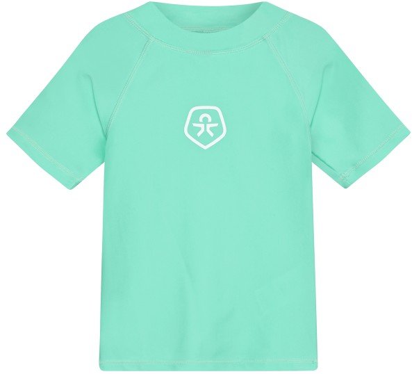 Color Kids - Kid's T-Shirt Solid - Lycra Gr 134 türkis