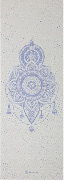 GAIAM - 5 mm Classic Printed Yoga Mat Gr 61 x 173 x 0,5 cm grau