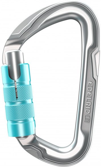 Edelrid - Pure Triple III - Verschlusskarabiner grau