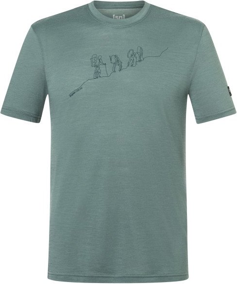 super.natural - Hiking Tee Exclusive - Merinoshirt Gr XL türkis