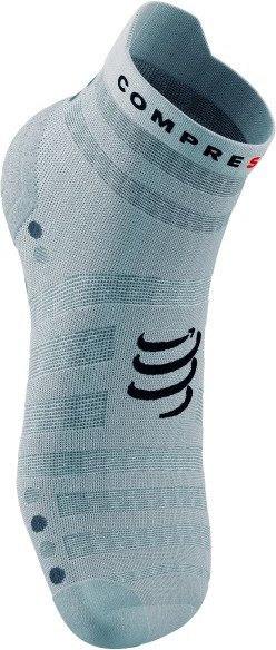 Thumbnail - Compressport - Pro Racing Socks V4.0 Ultralight Run Low - Laufsocken Gr T1 - EU 35-38 türkis/grau