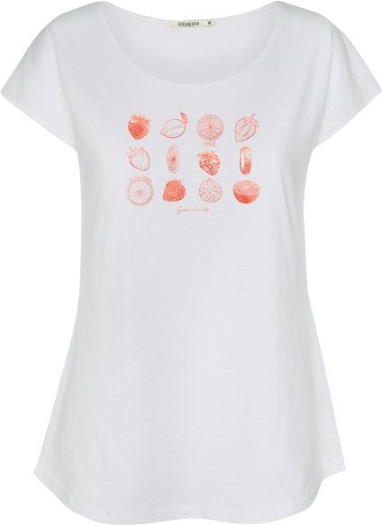 GreenBomb - Women's Bike Strawberry Cool T-Shirt - T-Shirt Gr XS weiß