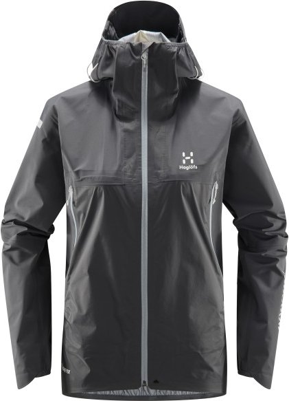 Thumbnail - Haglöfs - Women's L.I.M GTX Active Jacket - Regenjacke Gr XL grau/schwarz