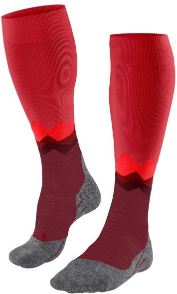 Falke - Falke TK2 Explore Long - Wandersocken Gr 42-43 rot
