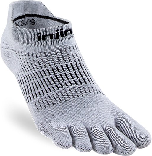 Injinji - Women's Run Lightweight No-Show - Laufsocken Gr M/L grau