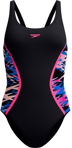 Speedo - Women's Hyperboom Splice Muscleback One Piece - Badeanzug Gr 42 schwarz