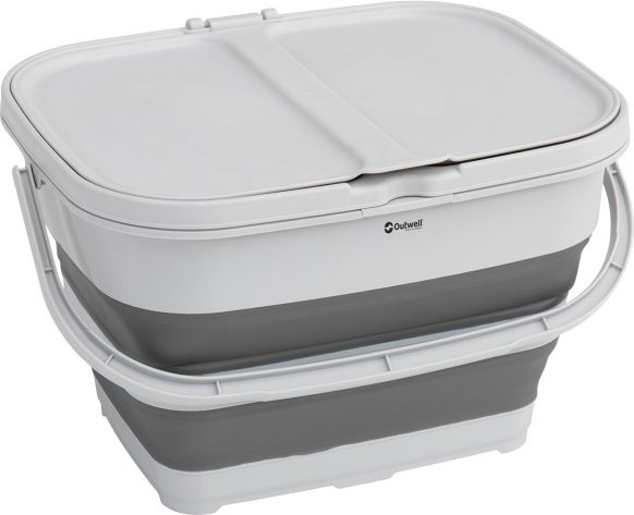 Outwell - Collaps RecycleIt Bucket - Essensaufbewahrung Gr 45,5 x 34 x 28 cm grau