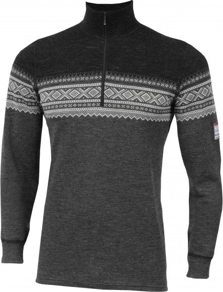 Thumbnail - Aclima - DE Marius Mock Neck - Merinopullover Gr S grau