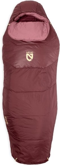 Nemo - Women's Tempo 35 - Kunstfaserschlafsack Gr Long - Bodysize max. 183 cm chocolate /rosa