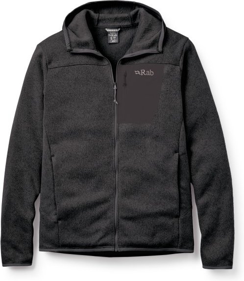 Thumbnail - Rab - Ryvoan Hoody - Fleecejacke Gr M schwarz/grau