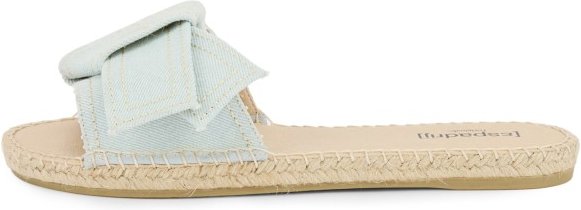 Espadrij - Women's Plage Bow Jeans - Sandalen Gr 39 beige