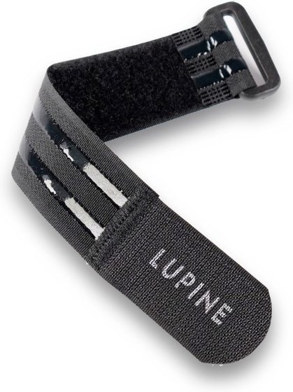 Lupine - FrontClick Akkuhalter Klettband - Akkuhalterung schwarz