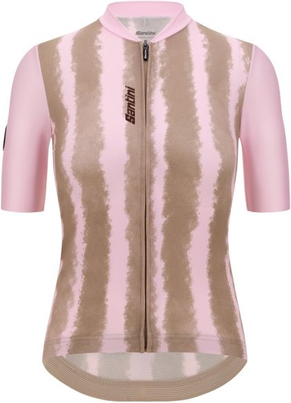 Santini - Women's Bambu Jersey - Radtrikot Gr XL rosa/braun