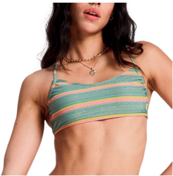 Roxy - Women's Ocean Dreamer Cheeky - Bikini-Top Gr XXL bunt