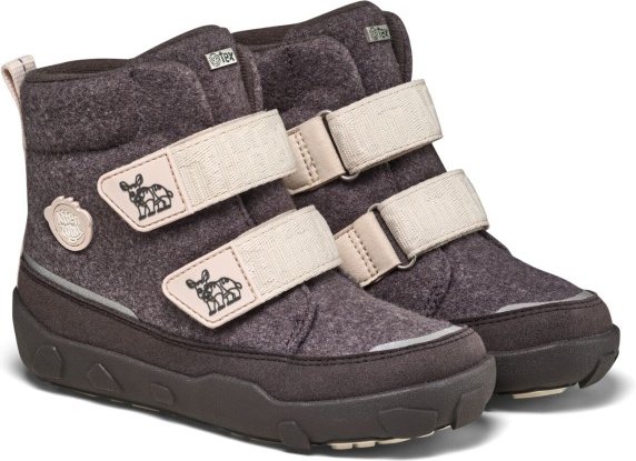 Affenzahn - Kid's Mid Boot Wool Comfy - Winterschuhe Gr 28 grau