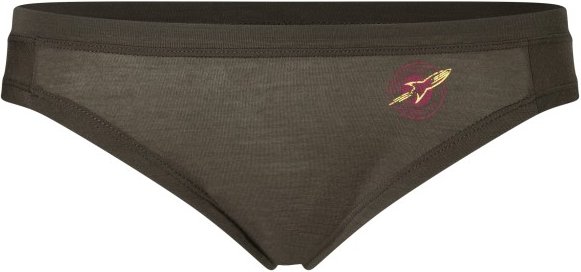 super.natural - Women's Rocket175 Thong - Merinounterwäsche Gr M braun