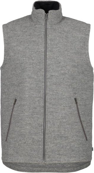 Stoic - BoiledWool MunkebySt. Vest - Merinoweste Gr XL grau