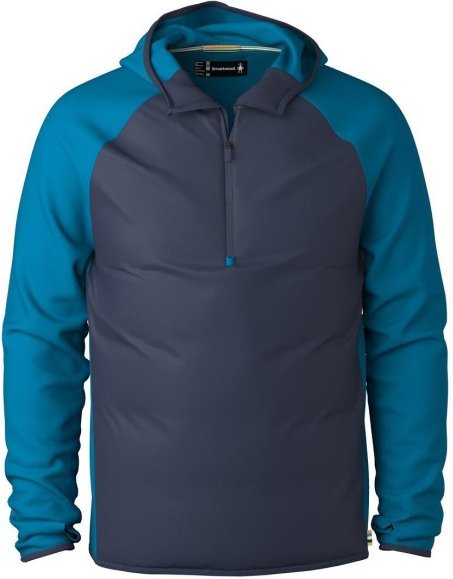 Thumbnail - Smartwool - Smartloft 1/2 Zip Hoodie - Merinopullover Gr XL blau