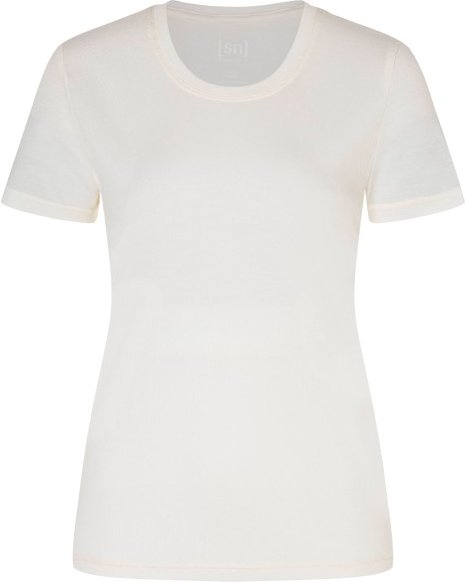 super.natural - Women's Midsummer Air Tee - Merinoshirt Gr S weiß
