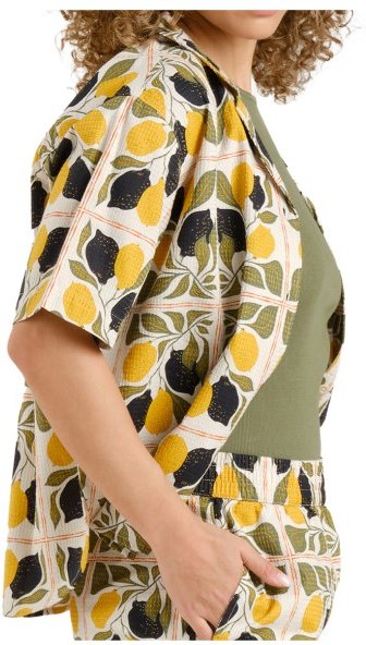 DEDICATED - Women's Shirt Torup - Bluse Gr M beige