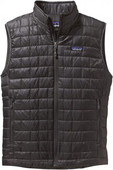 Patagonia - Nano Puff Vest - Kunstfaserweste Gr S grau/schwarz