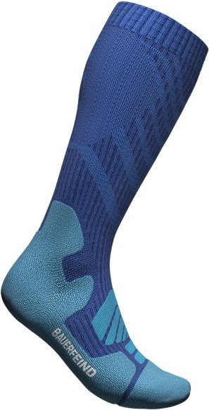 Bauerfeind Sports - Outdoor Merino Compression Socks - Kompressionssocken Gr 38-41 - M: 36-41 cm blau