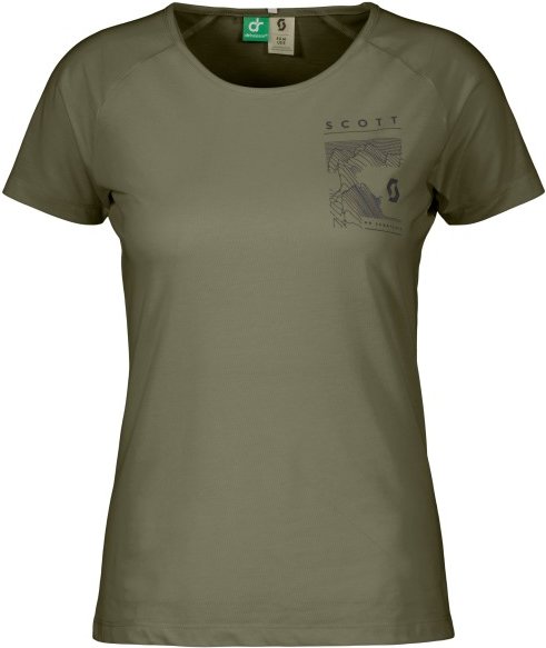 Thumbnail - Scott - Women's Defined Dri S/S - Funktionsshirt Gr L oliv