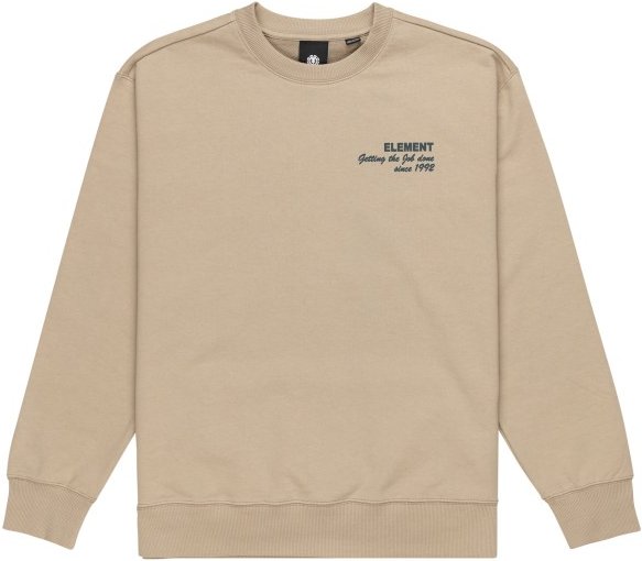 Element - Job Done Crew Neck - Pullover Gr XL beige