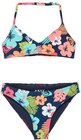 Roxy - Kid's Morning Flower Tri Bra Set - Bikini Gr 6 Years bunt