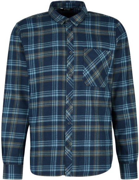 Stoic - MMXX. Nacka Flanel Shirt - Hemd Gr S blau