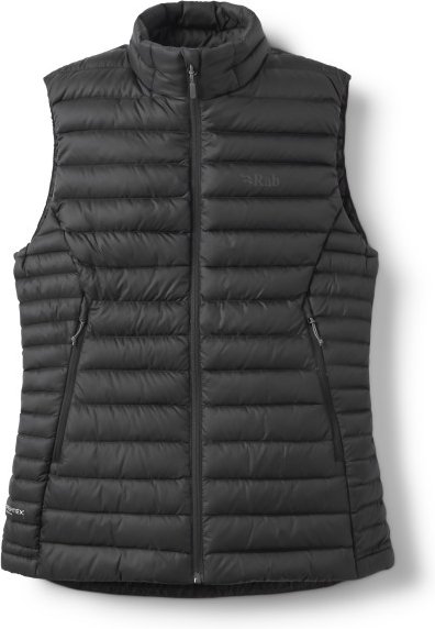 Rab - Women's Microlight Vest - Daunenweste Gr 36 grau/schwarz
