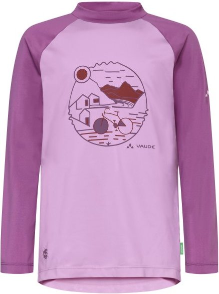 Vaude - Kid's Solaro L/S T-Shirt III - Funktionsshirt Gr 122/128 rosa/lila