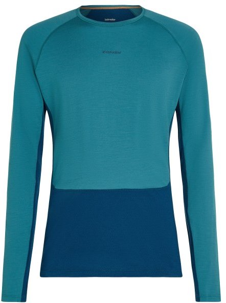Icebreaker - Merino 200 Zoneknit L/S Crewe - Merinounterwäsche Gr XXL türkis